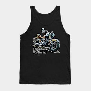 I like bikes more than people Humorous Auto Enthusiast tee 12 Tank Top